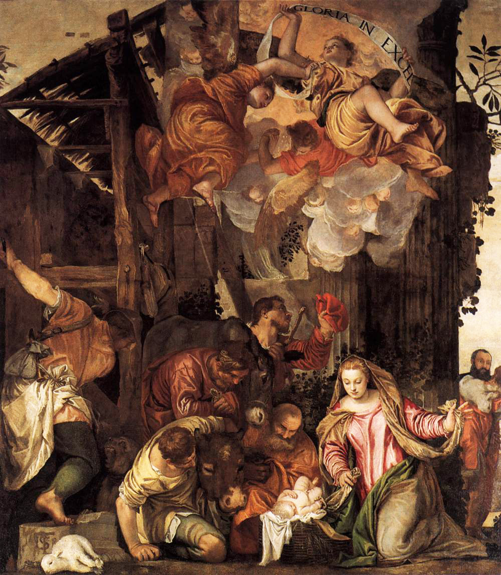 adoration of the shepherds two